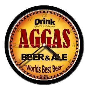  AGGAS beer and ale wall clock 