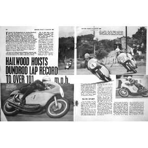   MOTOR CYCLE MAGAZINE 1963 TRIUMPH THUNDERBIRDS ULSTER