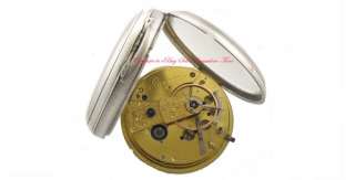 Mint Silver Chain Fusee 17J Massey 2 Pocket Watch 1830  