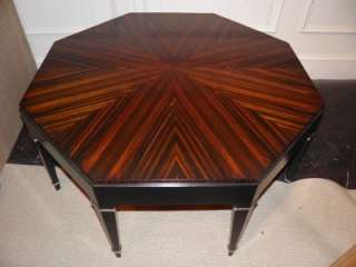 THEODORE ALEXANDER Octagon Rosewood Cocktail Table   BRAND NEW 