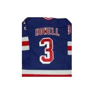  Harry Howell Autographed Hockey Jersey (New York Rangers 