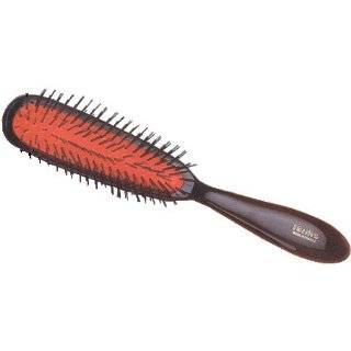Isinis Large Oval Narrow Black Handle Hair Brush * Made In France