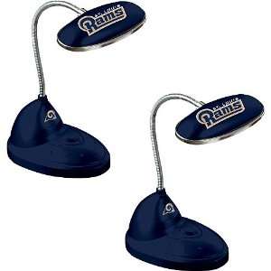  Memory Company St. Louis Rams LED Desk Lamp   set of 2 