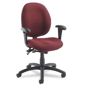 , Burgundy   Sold As 1 Each   Multi curved backrest and sculpted 
