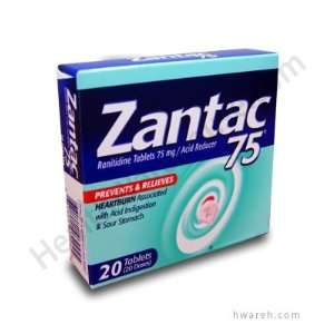  Zantac 75 OTC   20 Tablets