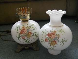   HEDCO GWTW Hurricane Banquet Parlor Lamp Beautiful & Works  