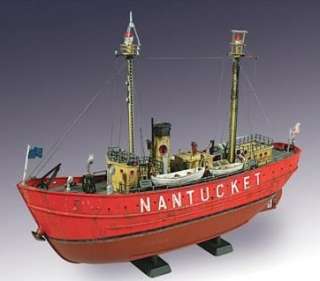   Nantucket Light Ship 1/95 Scale Model Kit 17 1/4 Length Hull  