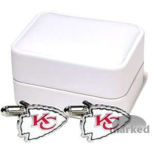  City Chiefs NFL Logod Executive Cufflinks w/Jewelry Box by Cuff Links