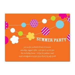  Party Invitations   Summer Patio By Dwell Health 