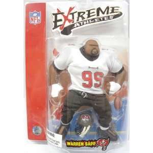   NFL Extreme Athletes Warren Sapp   Variant White Jersey Toys & Games