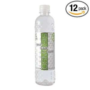 OSMOSIS Mint Lime Water, 16.9 Ounce Grocery & Gourmet Food