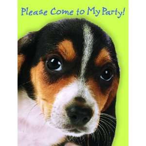  Party Pups Birthday Party Supplies   Invite and Thank You 