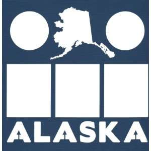 Alaska State 12 x 12 Overlay Laser Die Cut  Sports 