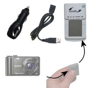  Portable External Battery Charging Kit for the Sony DSC H55 