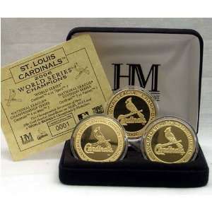   Louis Cardinals Road To The World Series 3 Coin Set