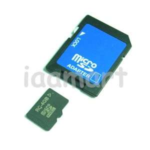4GB Micro SD TransFlash TF MicroSD Memory Card +Adapter  