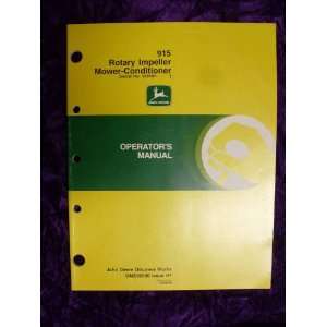  John Deere 915 Rotary Impeller Mower OEM OEM Owners Manual 