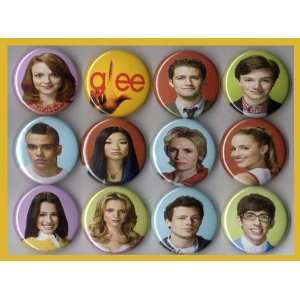  Glee Set of 12   1 Inch Buttons a 