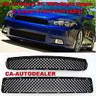   JDM Front Bumper Grill Grille Upper & Lower ABS Black (Fits Scion tC