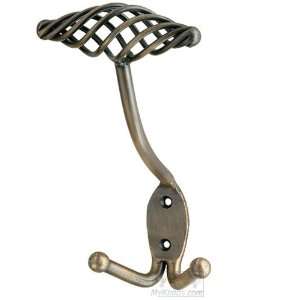  Siro cabinet hardware provence coat hook in antique brass 