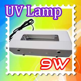 9w MINI 220v UV Curing Lamp Light Nail Art Dryer Purple  