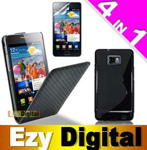 4in1 Accessory Bundle Kit Case Cover F Samsung Galaxy S2 i9100 Screen 
