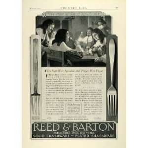 1927 Ad Reed Barton Sterling Silverware 17th Century France Fork 