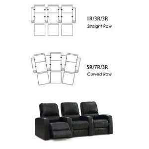  Pacifico Row of Three Home Theater Seats Electronics