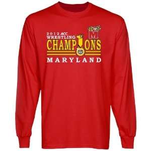 NCAA Maryland Terrapins 2012 ACC Wrestling Champions Long Sleeve T 