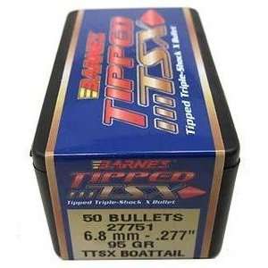 Barnes Bullets 6.8mm .277 95gr TTSX BT /50