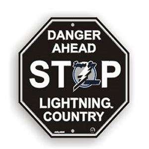  Tampa Bay Lightning Stop Sign
