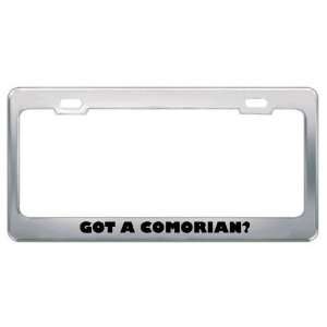 Got A Comorian? Nationality Country Metal License Plate Frame Holder 