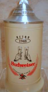 ANHEUSER BUSCH 1948 Budweiser Logo Stein Retro CS617  