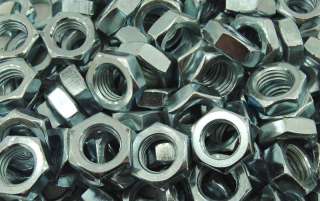 175) Hex Jam Nuts 3/4 10 Zinc Plated Thin 7/16 Thick  