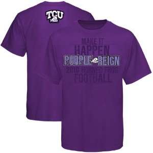   (TCU) 2010 Football Season T Shirt   Purple Up