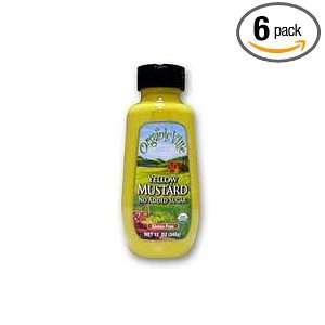Organicville Yellow Mustard, 12 Ounce Grocery & Gourmet Food