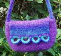 Felted purse pattern using Noro & Lambs Pride  