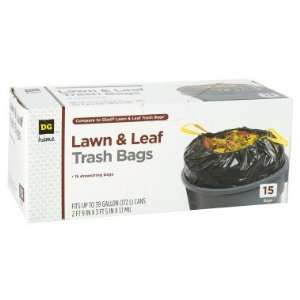  DG Home Lawn and Leaf Trash Bags   39 Gallon   15 ct 