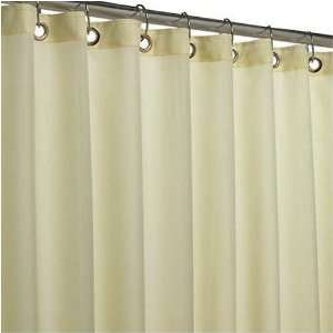   IVORY cream FABRIC polyester SHOWER CURTAIN liner NEW