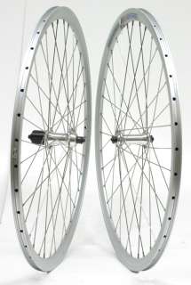 These wheels are size 700c , Clinchers, Great For training . SHIMANO 
