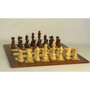   Sheesham Classic Wooden Chess Set with Mahogany & Maple Chess Board