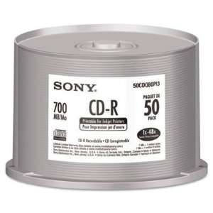  Inkjet Printable CD R 700MB 48x 50/Pack Electronics
