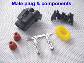sets Waterproof 2 Pin Electrical Wire Connector Plug AWG Car 