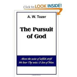  The Pursuit of God (9781450562317) A. W. Tozer Books
