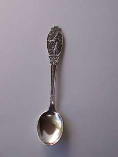 Vintage BERLEVAG Norway 60GR HS Collector Silver Spoon  