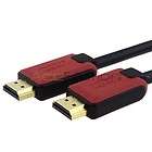   24k HDMI Cable+Ethernet 15ft for PS3 HDTV Xbox 3D 2160p Red