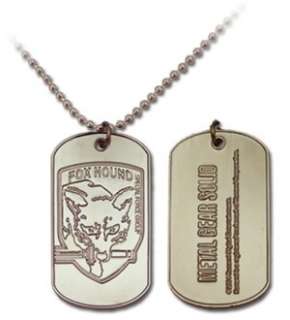 Metal Gear Solid 3 Snake Eater Fox Hound Dog Tag *New*  