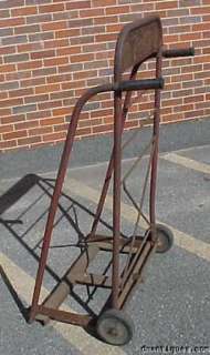 Early Antique Coca Cola Store Display Stand Hand Truck  