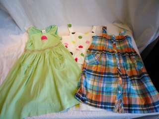GYMBOREE Girls LOT size 6 7 DRESSES Spring & Summer  
