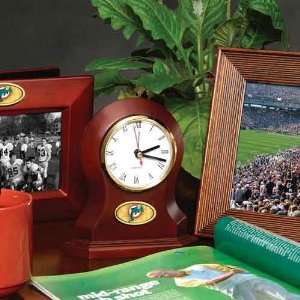  Memory Company Miami Dolphins Desk Clock Sports 